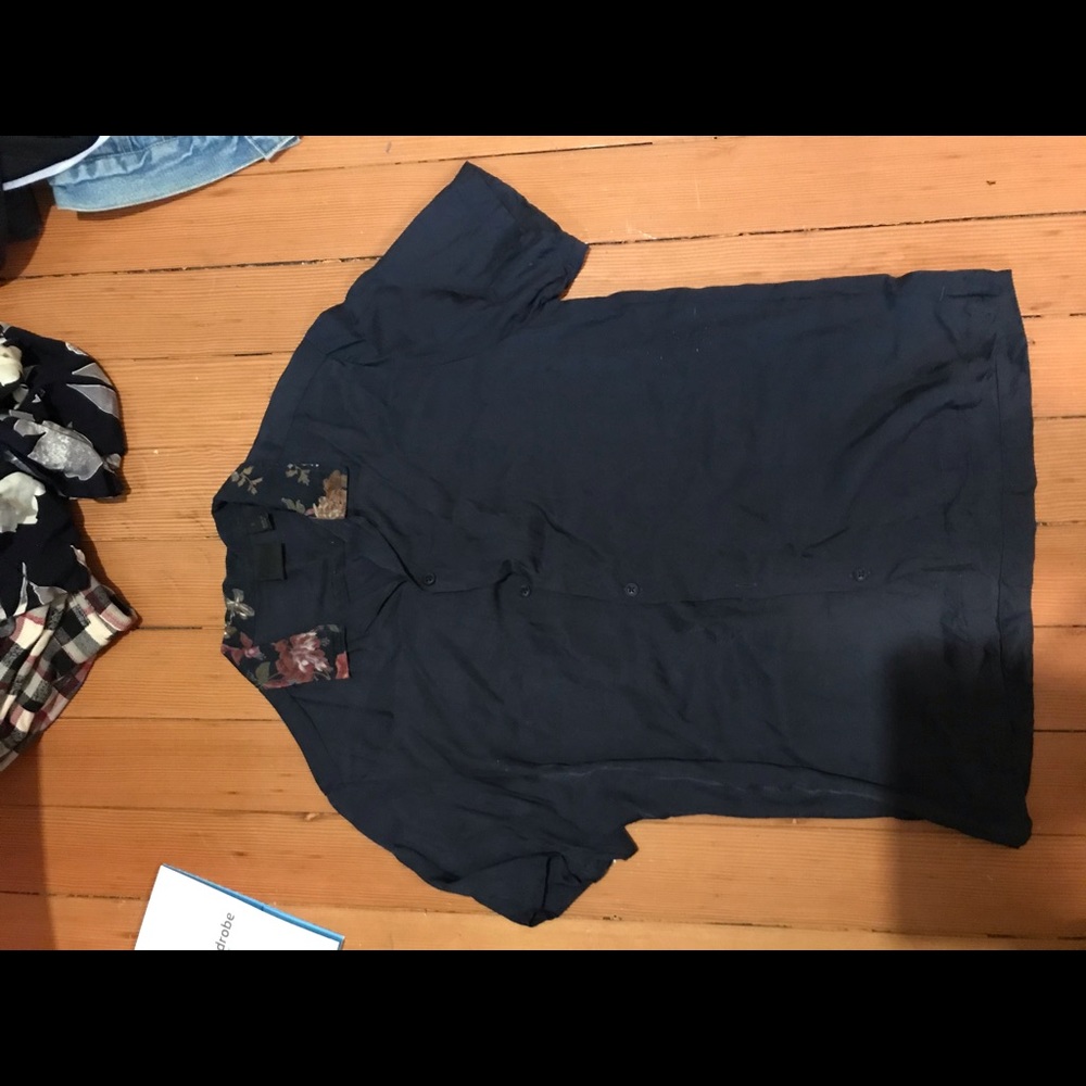 ASOS floral shirt silk